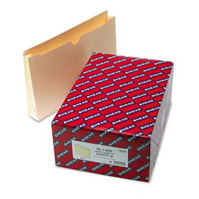 File Jackets, 2-Ply Top, 2"" Accordion Expansion, Legal, 11 Point Manila, 50/Box