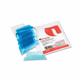 Universal 42226 - Hanging File Folder Plastic Index Tabs, 1/5 Tab, Two Inch, Blue, 25/Packuniversal 