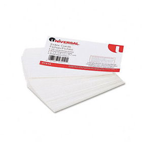 Ruled Index Cards, 3 x 5, White, 100/Packuniversal 