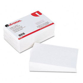 Ruled Index Cards, 5 x 8, White, 500/Packuniversal 