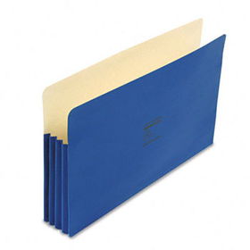 ColorLife 3 1/2 Inch Expansion Pocket, Straight Tab, Legal, Dark Blue, 25/Boxwilson 