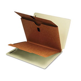 Extra-Heavy Pressboard End Tab Classification Folders, Letter, 10/Boxsmead 