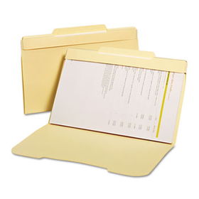 Globe-Weis 153CP50 - Secure File Folders, Top Tab, Legal, Manila, 50/Boxglobe 