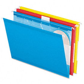 Ready-Tab Lift Tab  2"" Capacity Hanging Folders, Legal, Assorted, 20/Box