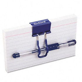 Oxford 63512 - Index Cards w/Pen & Clip, White, 50/Packoxford 