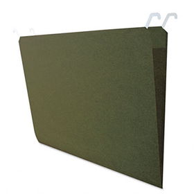 Hanging File Folders with Innovative Top Rail, Legal, Green, 20/Packhanging 