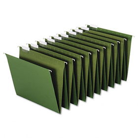 Globe-Weis HF20GRE - Hanging Accordion Folders, Letter Size, Green, Two Sets/Box