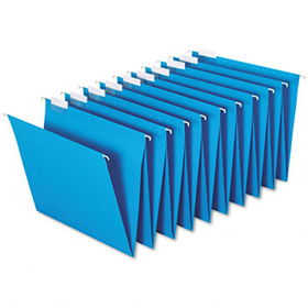Hanging Accordion Folders, Letter Size, Blue, Two Sets/Box