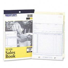 Sales Bok, 5 1/2 x 7 7/8, Carbonless Duplicate, 50 Sets/Bookrediform 