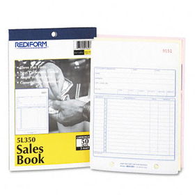 Sales Book, 5 1/2 x 7 7/8, Three-Part Carbonless, 50 Sets/Bookrediform 