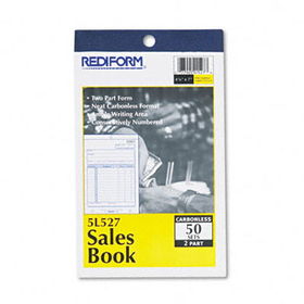 Sales Book, 4 1/4 x 6 3/8, Carbonless Duplicate, 50 Sets/Bookrediform 
