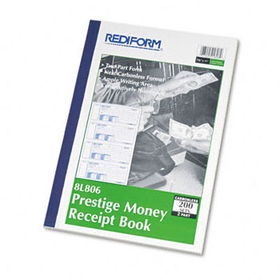 Money Receipt Book, 7 x 2 3/4, Carbonless Duplicate, 200 Sets/Bookrediform 