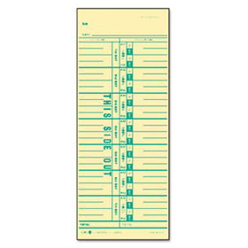 Acroprint, Cincinnati, Lathem, Simplex, Stromberg Time Card 3-1/2 x 9, 500/Box