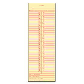 Time Card for Cincinnati/Lathem/Simplex/Acroprint, Semi-Monthly, 500/Boxtops 