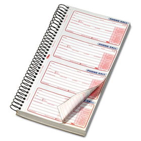 Second Nature Phone Call Book, 2 3/4 x 5, Two-Part Carbonless, 400 Formstops 
