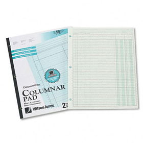Accounting Pad, Two Eight-Unit Columns, 8-1/2 x 11, 50-Sheet Padwilson 
