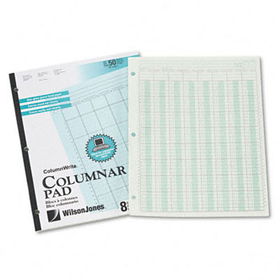 Accounting Pad, Eight Six-Unit Columns, 8-1/2 x 11, 50-Sheet Padwilson 