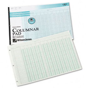 Accounting Pad, 13 Eight-Unit Columns, 11 x 16 3/8, 50-Sheet Padwilson 