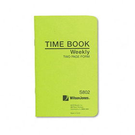 Foreman's Time Book, Week Ending, 4-1/8 x 6-3/4, 36-Page Bookwilson 