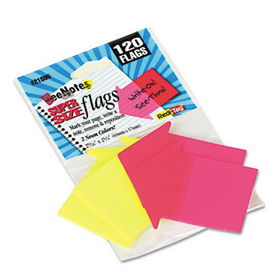 SeeNotes Transparent Film Arrow Flags, Neon Pink/YW, 60 Flags/Pad, 2 Pads/Packredi 
