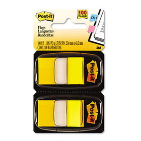 Marking Flags in Dispensers, Yellow, 12 50-Flag Dispensers/Boxpost 
