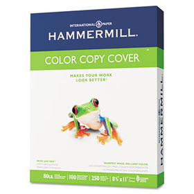 Color Copy Digital Cover Stock, 80 lbs., 8-1/2 x 11, White, 250 Sheetshammermill 