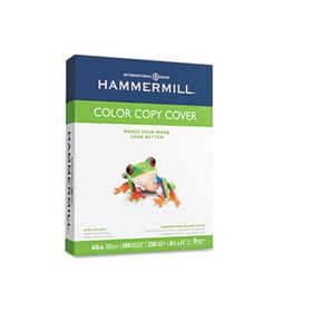 Color Copy Digital Cover Stock, 60 lbs., 8-1/2 x 11, White, 250 Sheetshammermill 