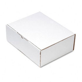 Quality Park 74101 - Corrugated Cardboard Die-Cut Folded Mailing Box, 8-3/4 x 11-1/4 x 4, White