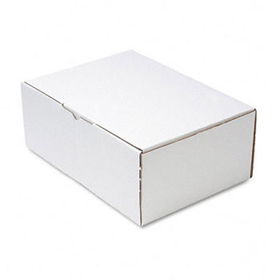 Quality Park 74103 - Corrugated Cardboard Die-Cut Folded Mailing Box, 10 x 14 x 5-1/2, White