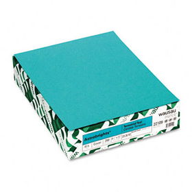 Wausau Paper 22109 - Astrobrights Colored Card Stock, 65 lb, 8-1/2 x 11, Terrestrial Teal, 250 Sheetswausau 