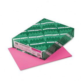 Wausau Paper 22821 - Astrobrights Colored Card Stock, 65 lbs., 8-1/2 x 11, Pulsar Pink, 250 Sheetswausau 