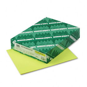 Wausau Paper 22831 - Astrobrights Colored Card Stock, 65 lbs., 8-1/2 x 11, Lift-Off Lemon, 250 Sheets