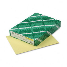 Exact Index Card Stock, 90 lbs., 8-1/2 x 11, Canary, 250 Sheets/Pack