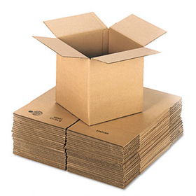 Corrugated Kraft Fixed-Depth Shipping Carton, 12w x 12l x 12h, Brown, 25/Bundleuniversal 