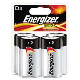 MAX Alkaline Batteries, D, 4 Batteries/Packenergizer 