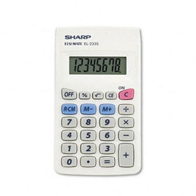 EL233SB Pocket Calculator, 8-Digit LCDsharp 