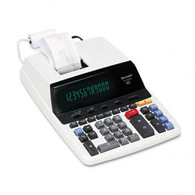 EL2630PIII Two-Color Printing Calculator, 12-Digit Fluorescent, Black/Redsharp 