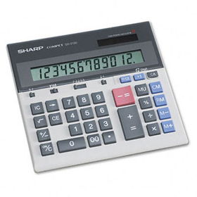 QS-2130 Compact Desktop Calculator, 12-Digit LCDsharp 
