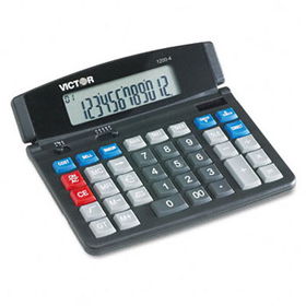 1200-4 Business Desktop Calculator, 12-Digit LCDvictor 