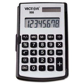 908 Portable Pocket/Handheld Calculator, 8-Digit LCDvictor 