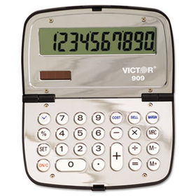 909 Handheld Compact Calculator, 10-Digit LCDvictor 