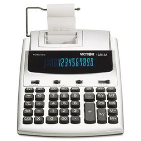 1225-3A AntiMicrobial Two-Color Printing Calculator, 12-Digit Fluorescentvictor 