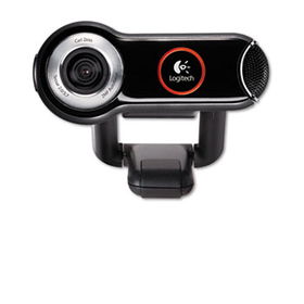 Logitech 960000048 - QuickCam Pro 9000 Webcam, Carl Zeiss Optics w/Autofocus, 8 Megapixel, Black