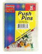 50-Piece Push Pins Case Pack 20