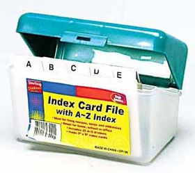 Index Card File Case Pack 48