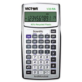 V30RA Scientific Recycled Calculator w/AntiMicrobial Protectionvictor 
