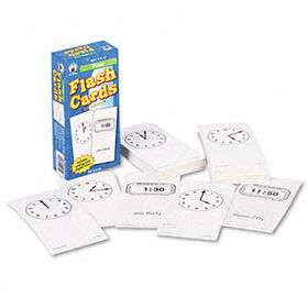 Carson-Dellosa Publishing CD3906 - Flash Cards, Time, 3w x 6h, 96/Pack