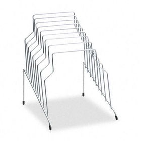 Step File, Eight Sections, Wire, 10 1/8 x 12 1/8 x 11 7/8, Silverfellowes 