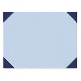 Ecotones Desk Pad, 25-Sheet Pad, 22 x 17, Ocean Blue/Blue
