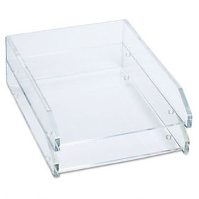 Double Letter Tray, Two Tier, Acrylic, Clearkantek 